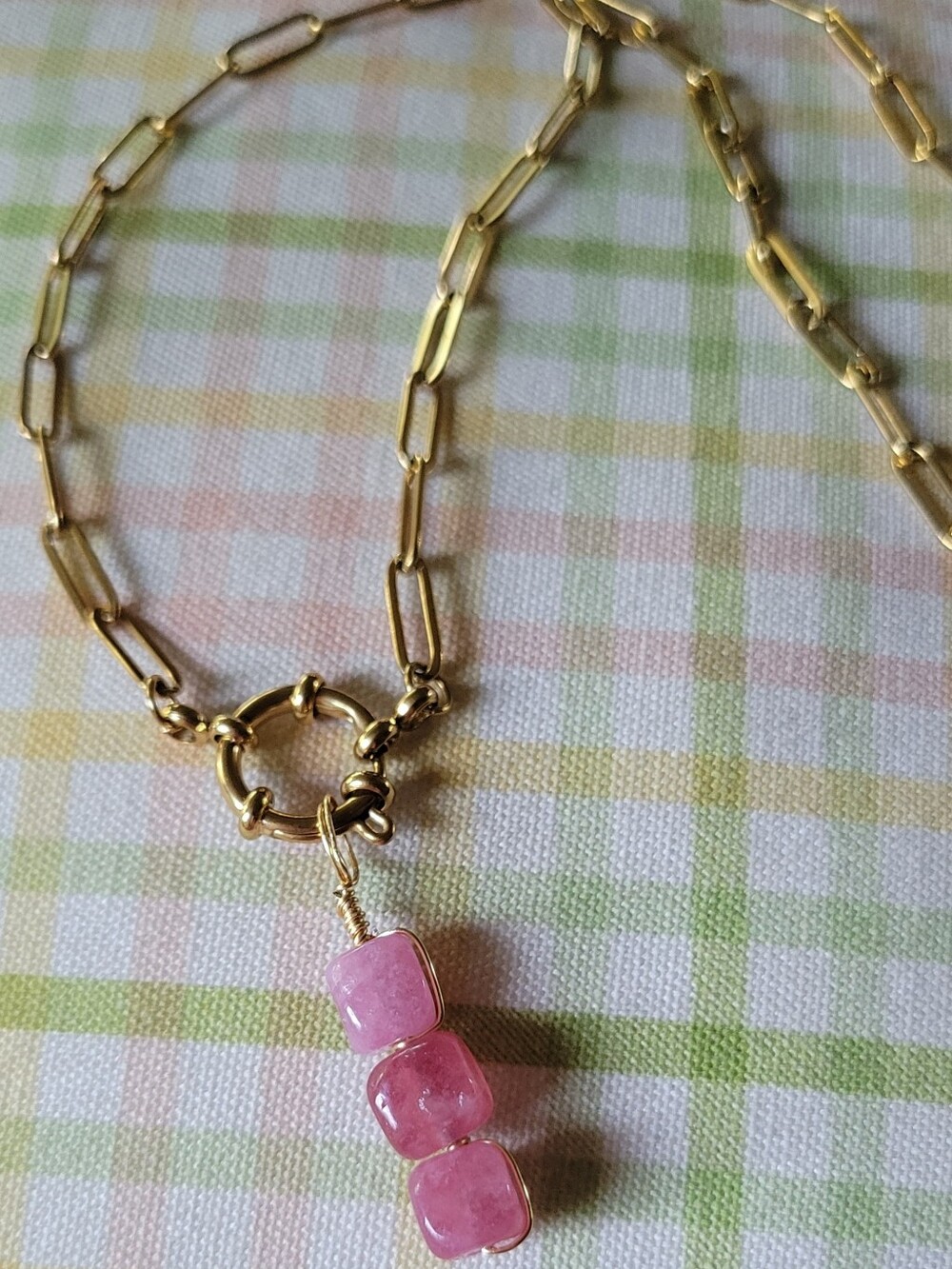 Strawberry Quartz Pendant